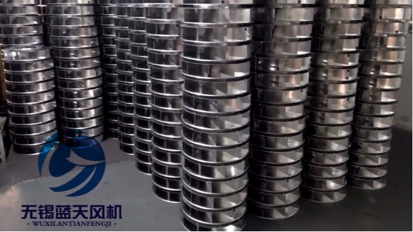 山东客户3000套FFU风机铝风轮备货中...